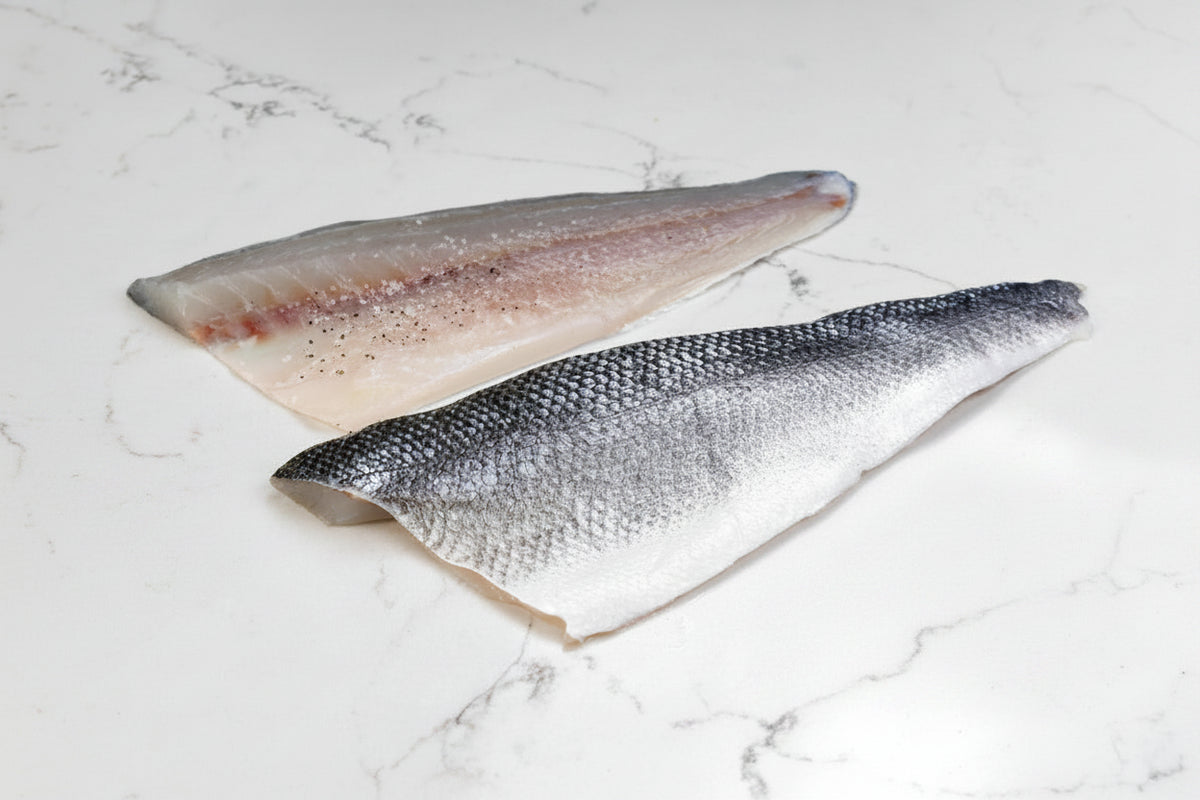 Small Frozen Sea Bass Fillets (Pack of 2)